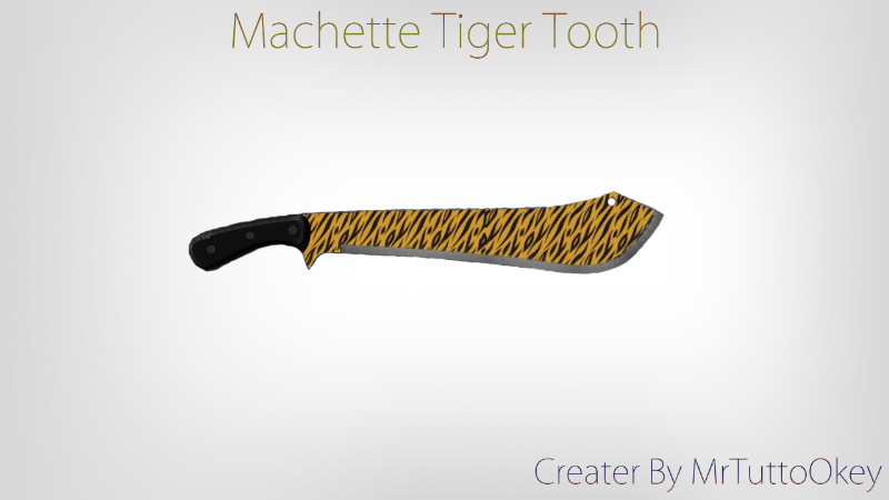 C31df3 machette tiger tooth